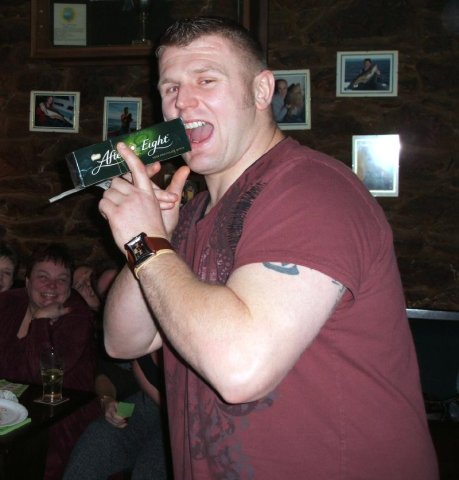 Submariner with the After 8 mints